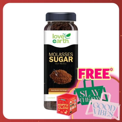 LOVE EARTH  Unrefined Molasses Sugar 550G