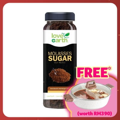 LOVE EARTH  Unrefined Molasses Sugar 550G