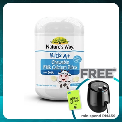 NATURE'S WAY Kids A+ Milk Calcium BItes 60s