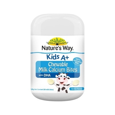 NATURE'S WAY Kids A+ Milk Calcium BItes 60s