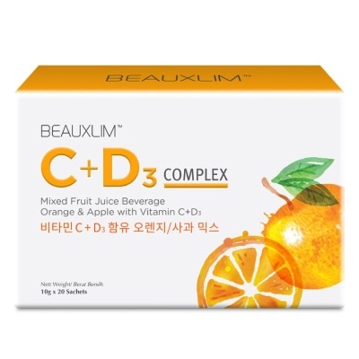 BEAUXLIM C + D3 Complex 10g X 20s