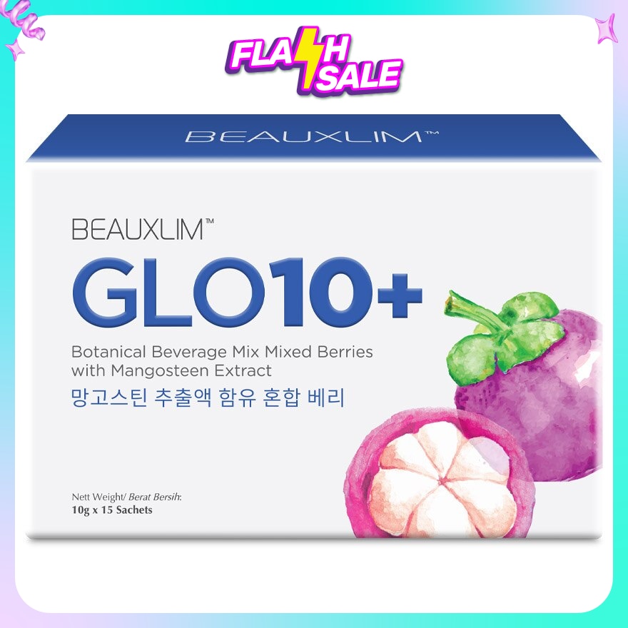 Glo 10+ & Mangosteen Extract 10g X 15's