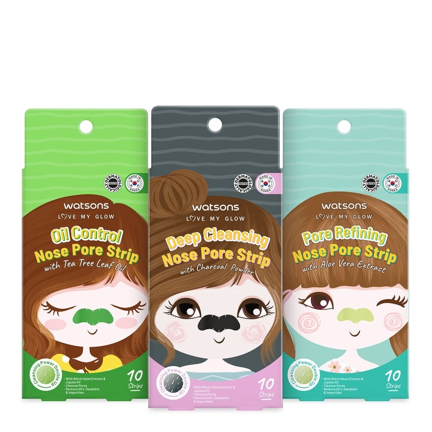 Oil Control Nose Pore Strips 10s