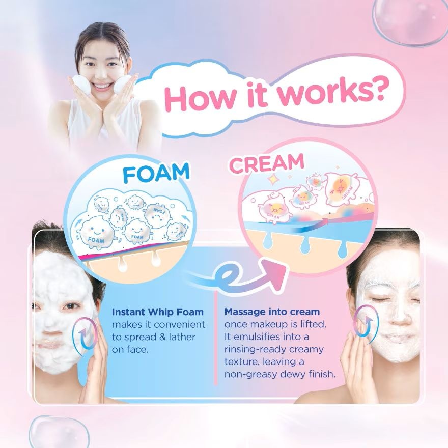 Whip Foam To Cream Speedy Makeup Remover 210ml image