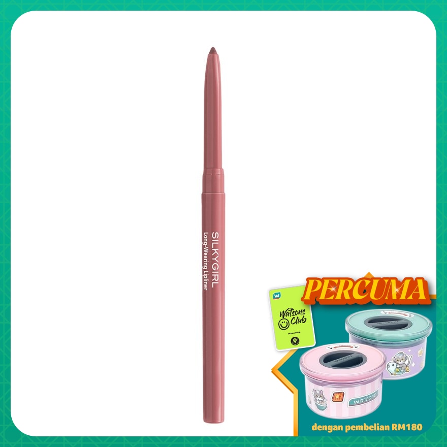 SILKYGIRL Long-Wearing Lip Liner 01 Nude