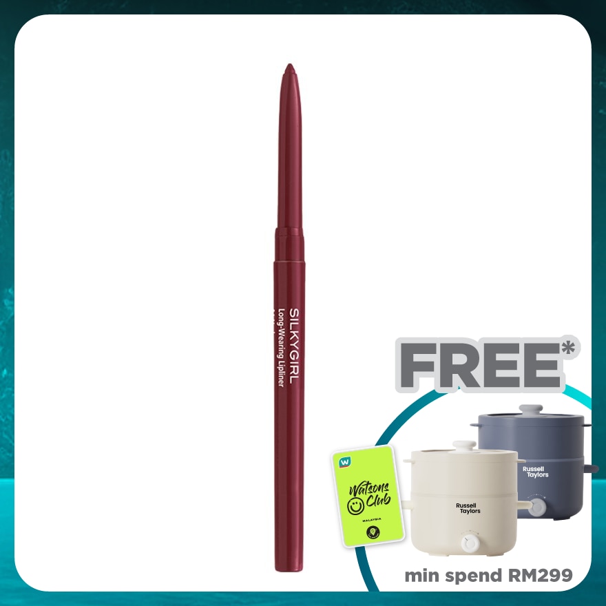 SILKYGIRL Long-Wearing Lip Liner 05 Wine