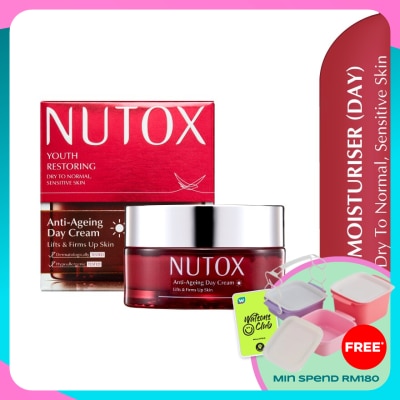 NUTOX Youth Restoring Anti Ageing Day Cream 30ml (Dry To Normal, Sensitive Skin)