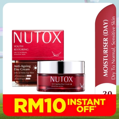 NUTOX Youth Restoring Anti Ageing Day Cream 30ml (Dry To Normal, Sensitive Skin)