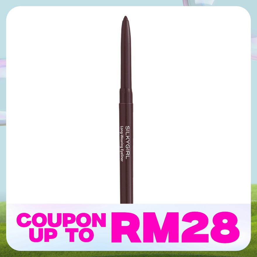 SILKYGIRL Long Wearing Eyeliner 01 Black Brown 1pc