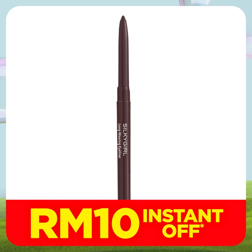 SILKYGIRL Long Wearing Eyeliner 01 Black Brown 1pc