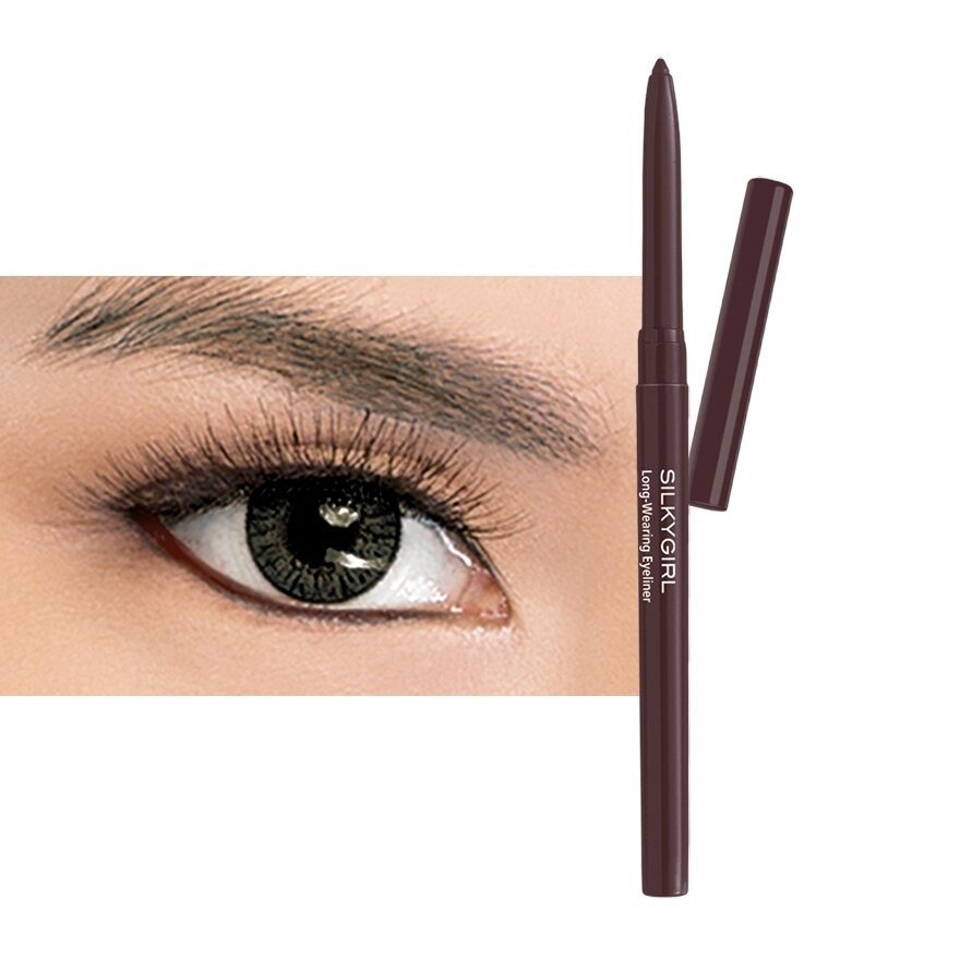 Long Wearing Eyeliner 01 Black Brown 1pc