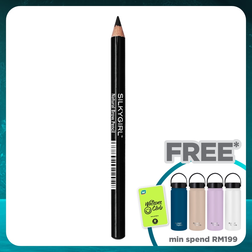 SILKYGIRL Natural Brow Pencil 01 Soft Black