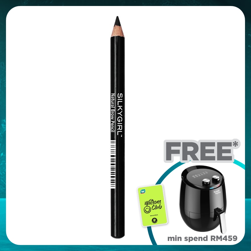 SILKYGIRL Natural Brow Pencil 01 Soft Black
