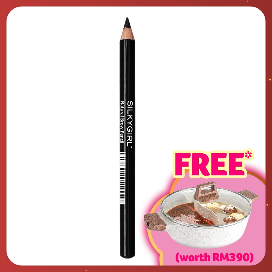 SILKYGIRL Natural Brow Pencil 01 Soft Black