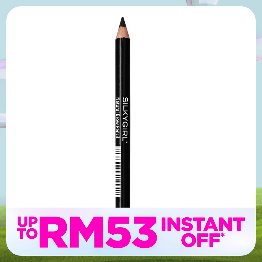 SILKYGIRL Natural Brow Pencil 01 Soft Black