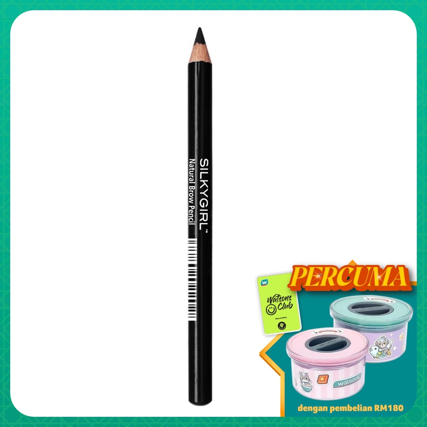 SILKYGIRL Natural Brow Pencil 01 Soft Black