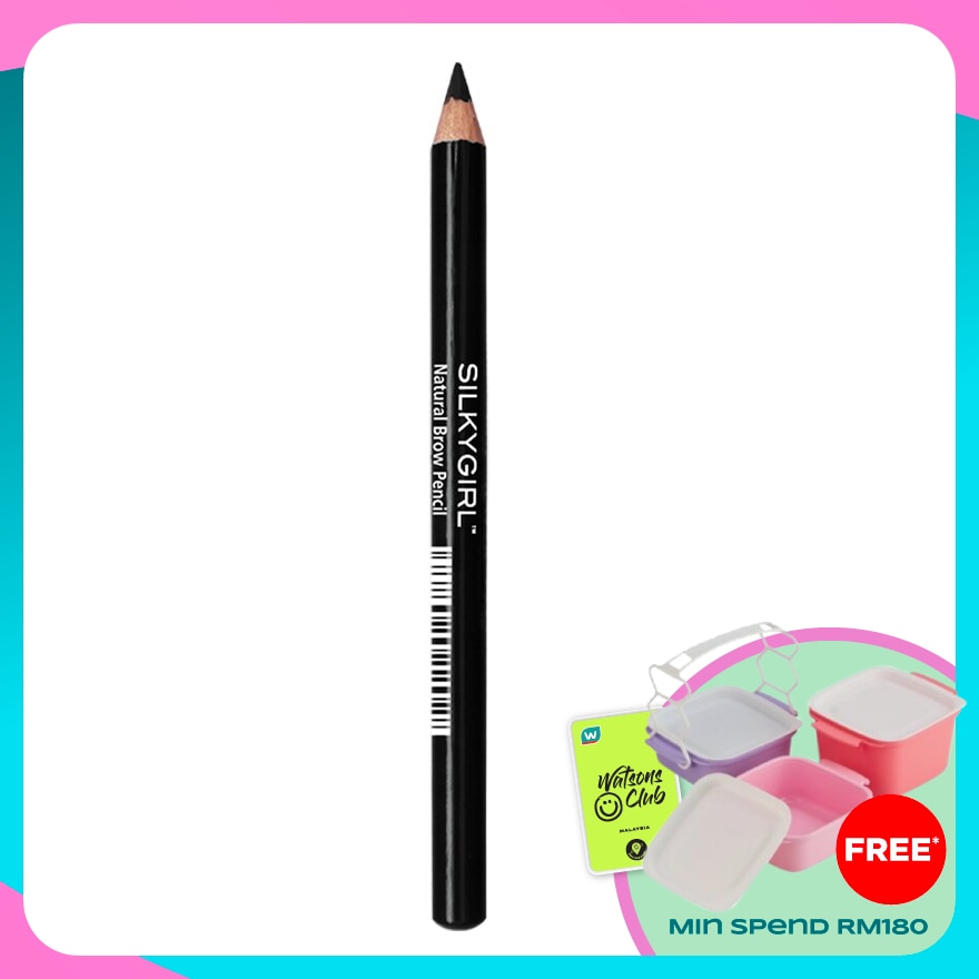 SILKYGIRL Natural Brow Pencil 01 Soft Black