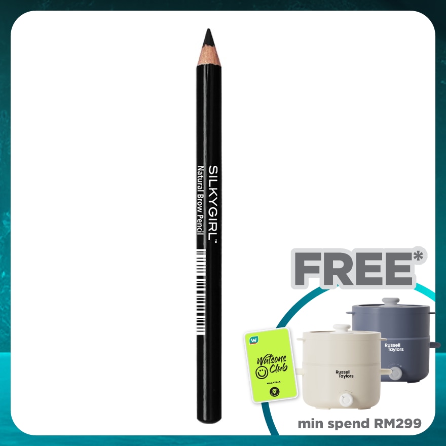 SILKYGIRL Natural Brow Pencil 01 Soft Black