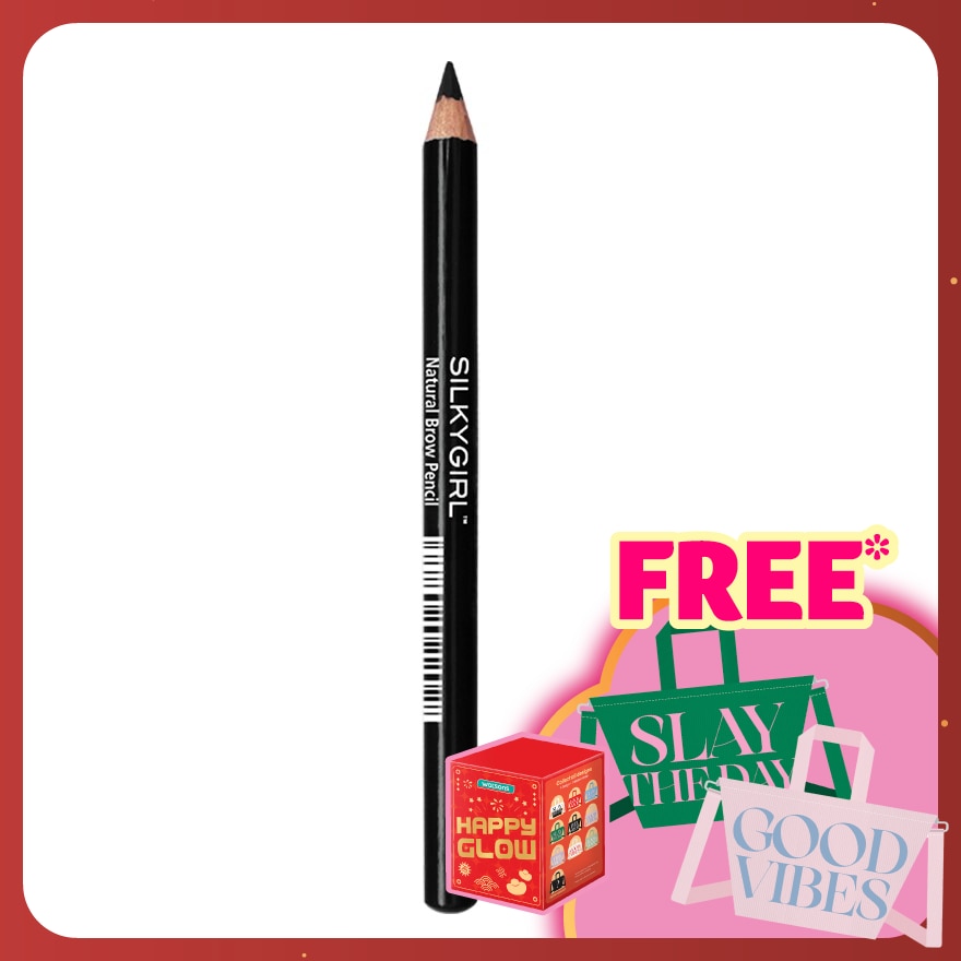 SILKYGIRL Natural Brow Pencil 01 Soft Black