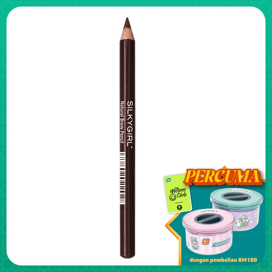 SILKYGIRL Natural Brow Pencil Brown Colour 1pc