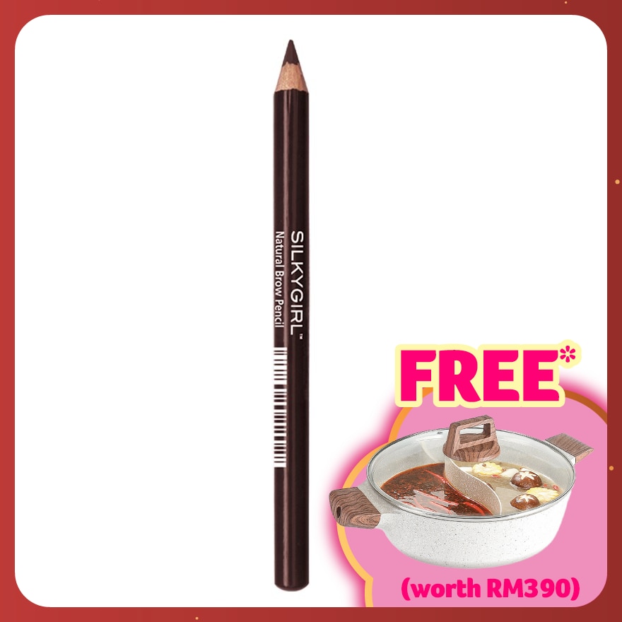 SILKYGIRL Natural Brow Pencil Brown Colour 1pc