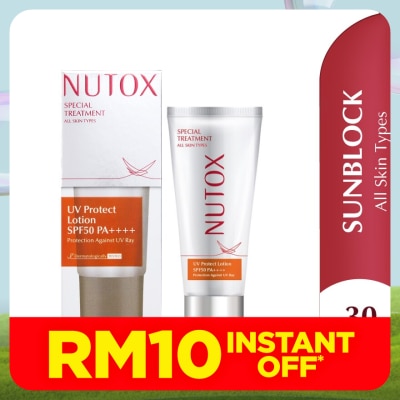 NUTOX Special Treatment Uv Protect Lotion Spf50 Pa++ 30ml(All Skin Types)