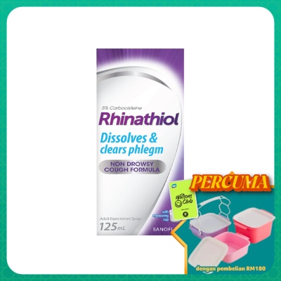 RHINATHIOL - RHINATHIOL ADULT  SYRUP 125ML