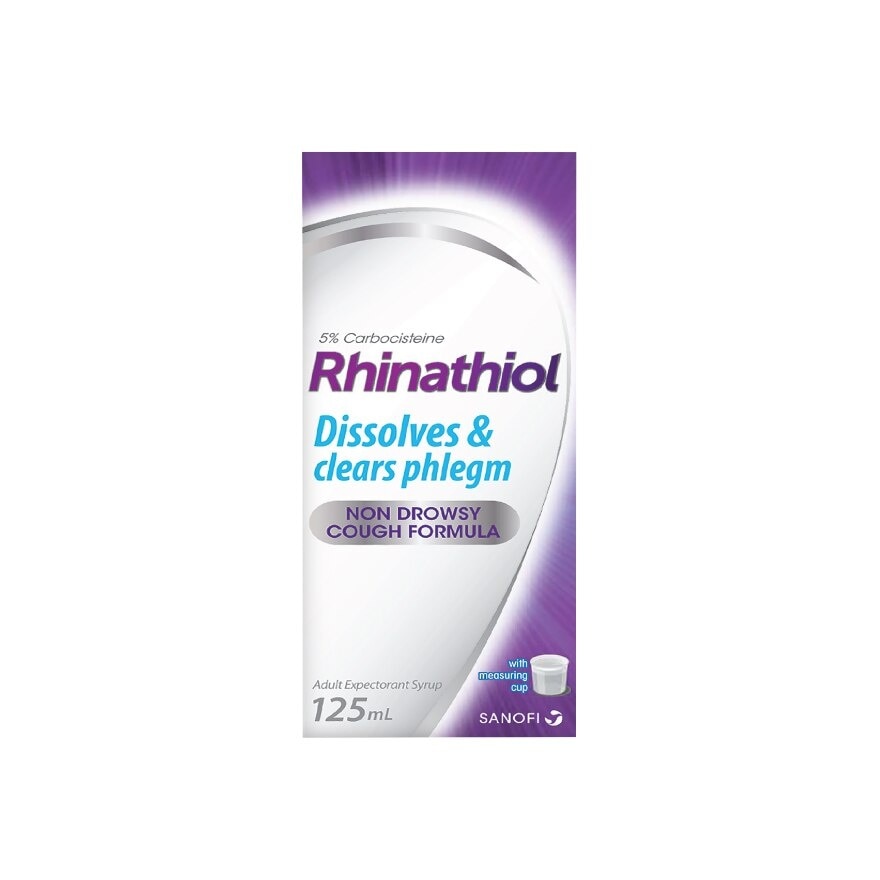 RHINATHIOL ADULT  SYRUP 125ML