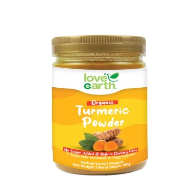 LOVE EARTH - Organic Tumeric Powder 150G image