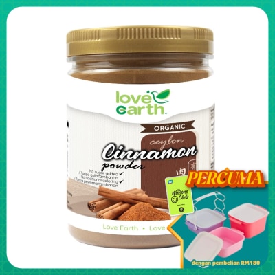LOVE EARTH - Organic Ceylon Cinnamon Powder 150G