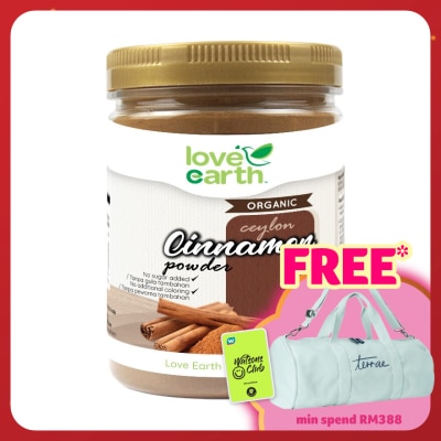 LOVE EARTH Organic Ceylon Cinnamon Powder 150G