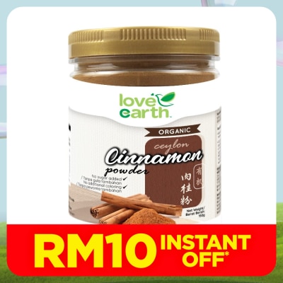 LOVE EARTH Organic Ceylon Cinnamon Powder 150G
