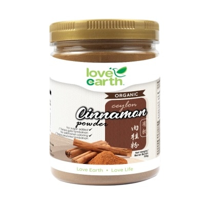 LOVE EARTH Organic Ceylon Cinnamon Powder 150G