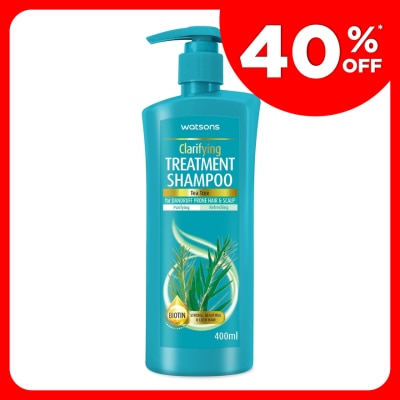 WATSONS Clarifying Tea Tree Treatment Shampoo