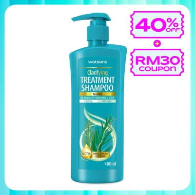 WATSONS Clarifying Tea Tree Treatment Shampoo