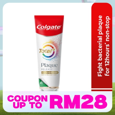 COLGATE Colgate Total Plaque Release Gentle Fragrant Mint Toothpaste 95g
