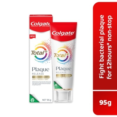 COLGATE Colgate Total Plaque Release Gentle Fragrant Mint Toothpaste 95g