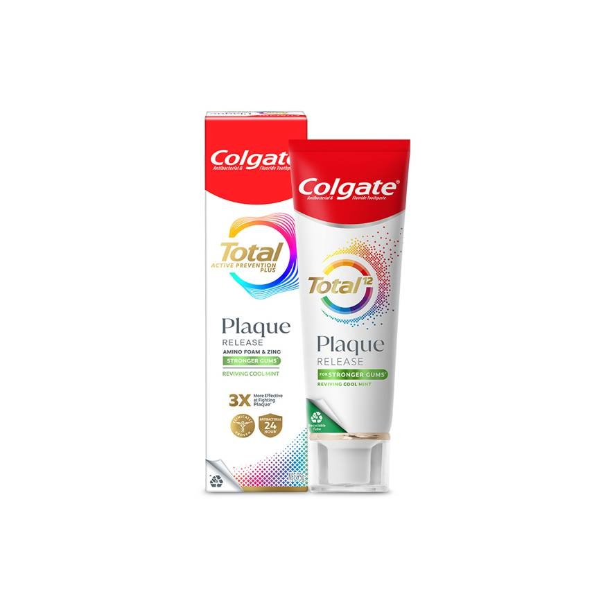 Colgate Total Plaque Release Reviving Cool Mint Toothpaste 95g image