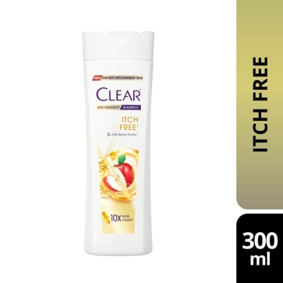 CLEAR Anti-Dandruff Itch Free Shampoo 300ml