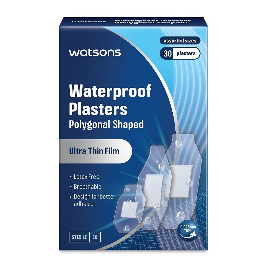 Waterproof Plaster Polygonal Shaped 30's