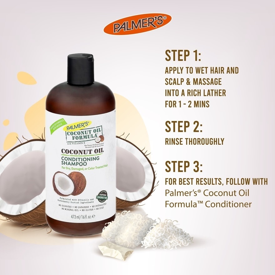 Coconut Oil Formula Coconut Oil Conditioning Shampoo 473ml