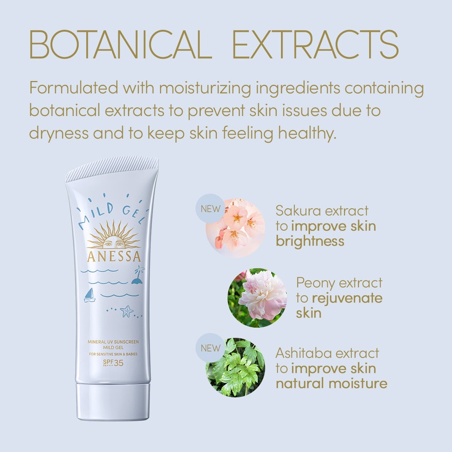 Moisture UV Sunscreen Mild Gel N SPF 35 PA+++ 90g image