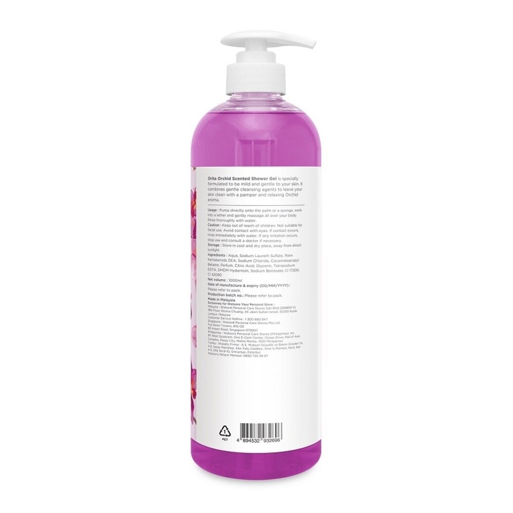 Orchid Scented Shower Gel 1000ML