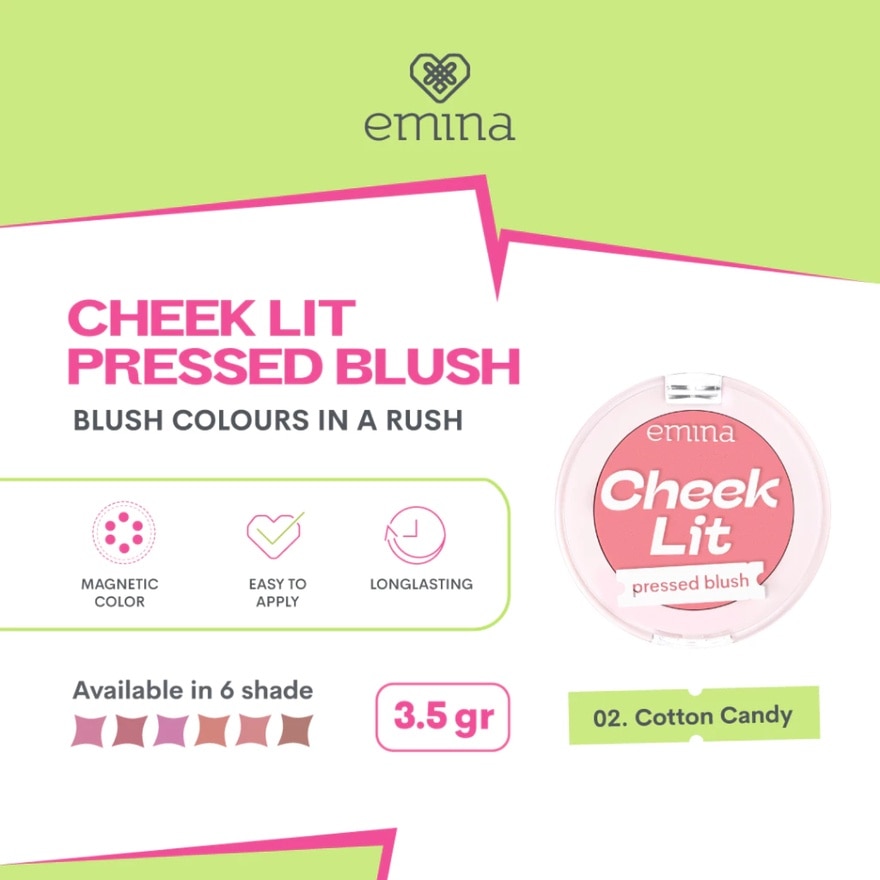 Cheek Lit Pressed Blush Cotton Candy 3.5g