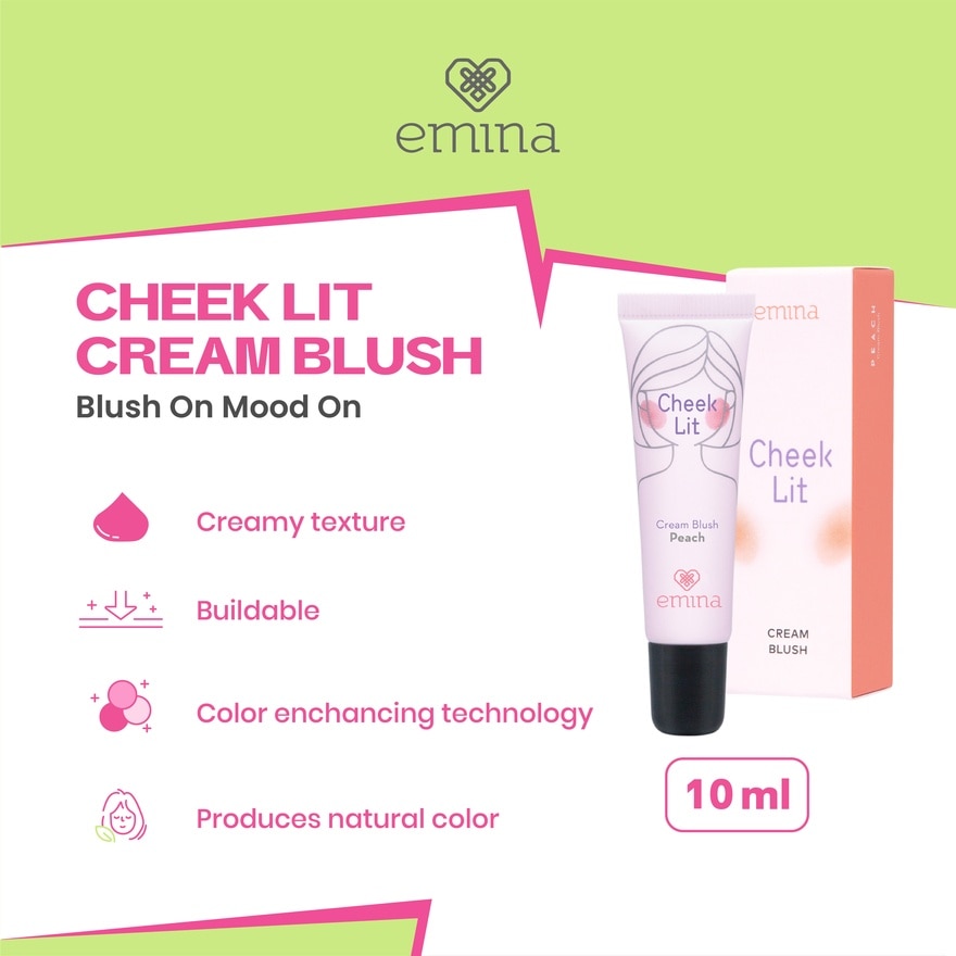 Cheek Lit Cream Blush Nudie Brown 10 ml