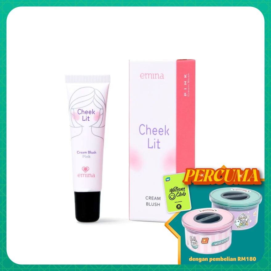 EMINA Cheek Lit Cream Blush Pink 10 ml