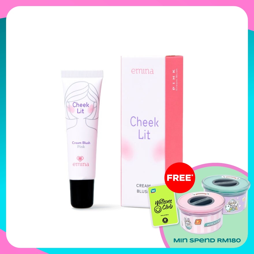 EMINA Cheek Lit Cream Blush Pink 10 ml