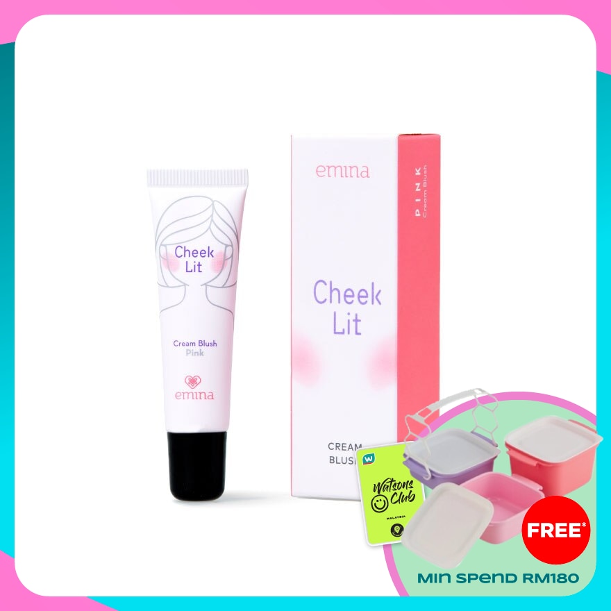EMINA Cheek Lit Cream Blush Pink 10 ml