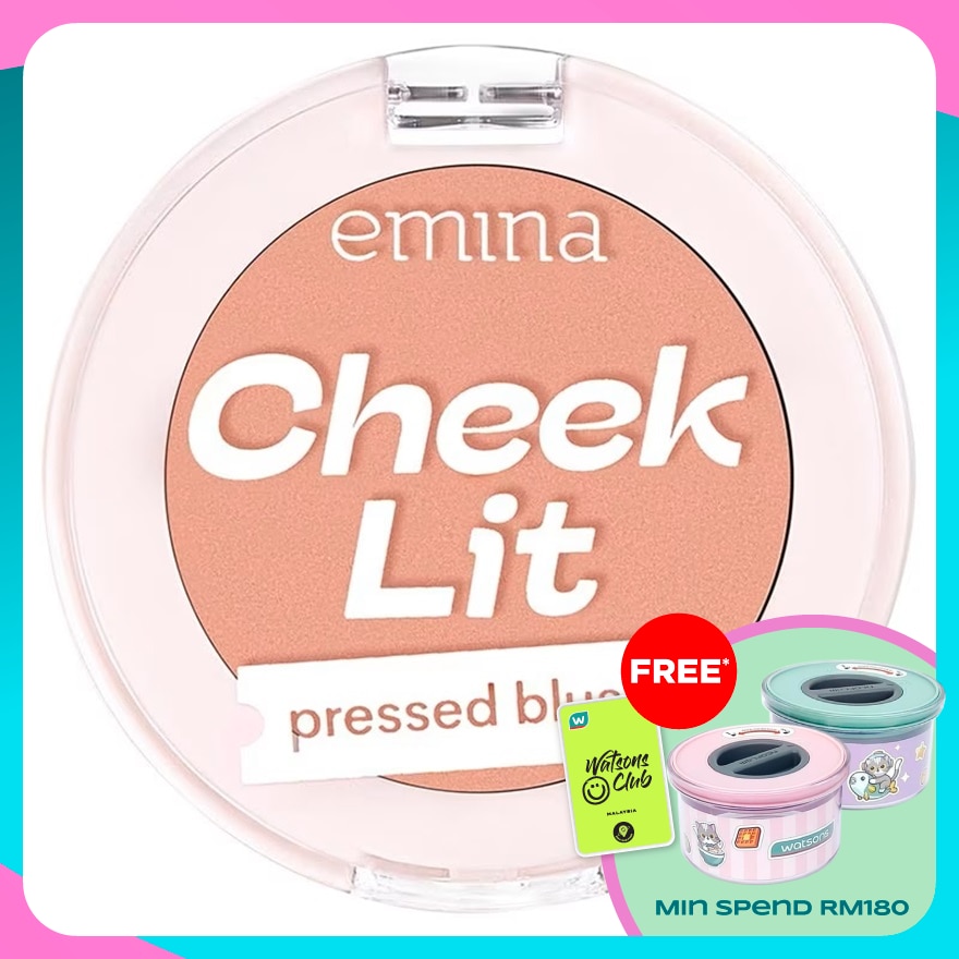 EMINA Cheek Lit Pressed Blush Marshmallow Lady 3.5 gr (Pc(s))