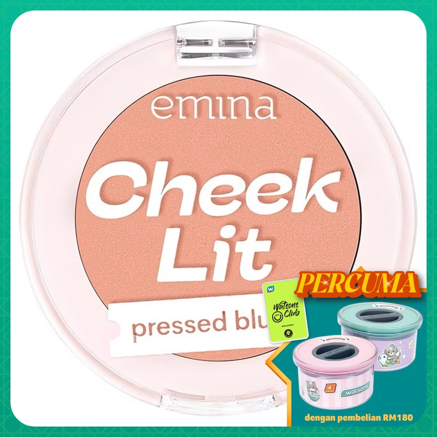 EMINA Cheek Lit Pressed Blush Marshmallow Lady 3.5 gr (Pc(s))
